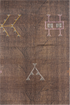 Vintage Cactus Kilim Area Rug (5' x 8')